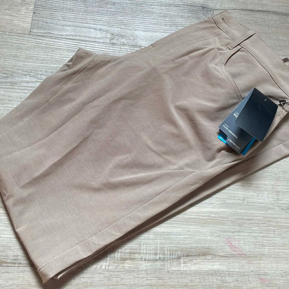 Callaway Mens Golf Pants Sz. 32 x 30 Opti-dry KHAKI HEATHER Stretch NWT